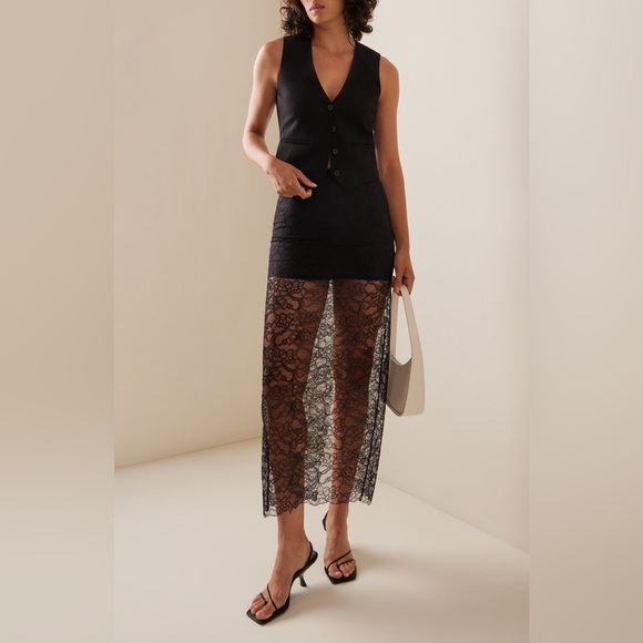 Anna Quan // Carmela Lace Midi Skirt - Picture 1 of 6